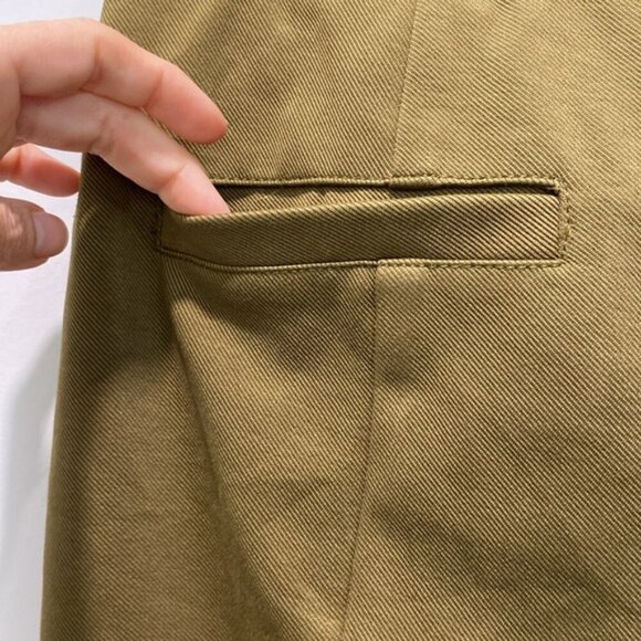 Anthropologie Green Cargo Pants Size 12 - Picture 12 of 16